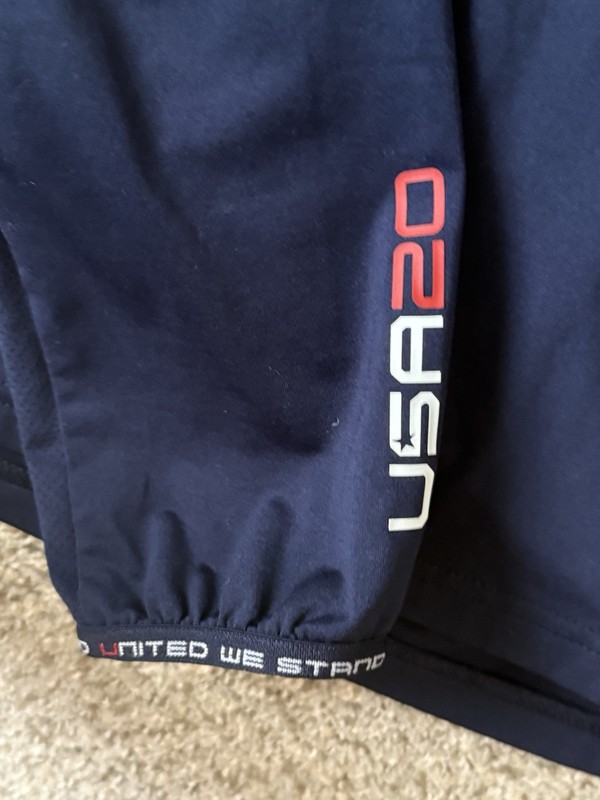 RLX Ralph Lauren USA 2020 Ryder Cup Golf 1/4 Zip Pullover Navy Large gallery