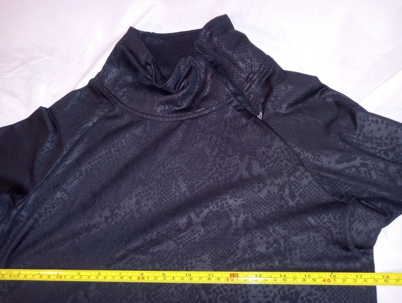Nike Pro Dri Fit Pullover Adult L Activewear Swoosh High Neck Zip Black RN56323 gallery