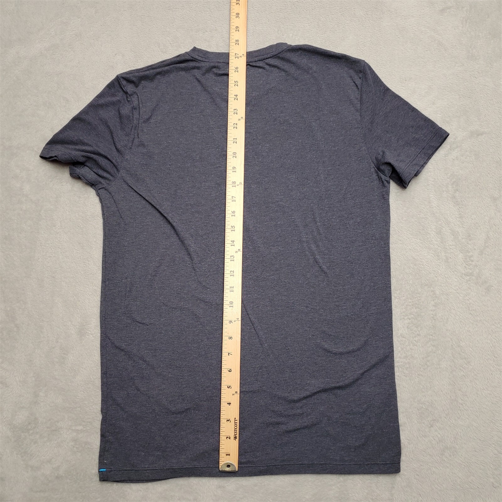 Columbia Shirt Mens Medium Blue Performance Stretch Blend Outdoor Casual TEE gallery