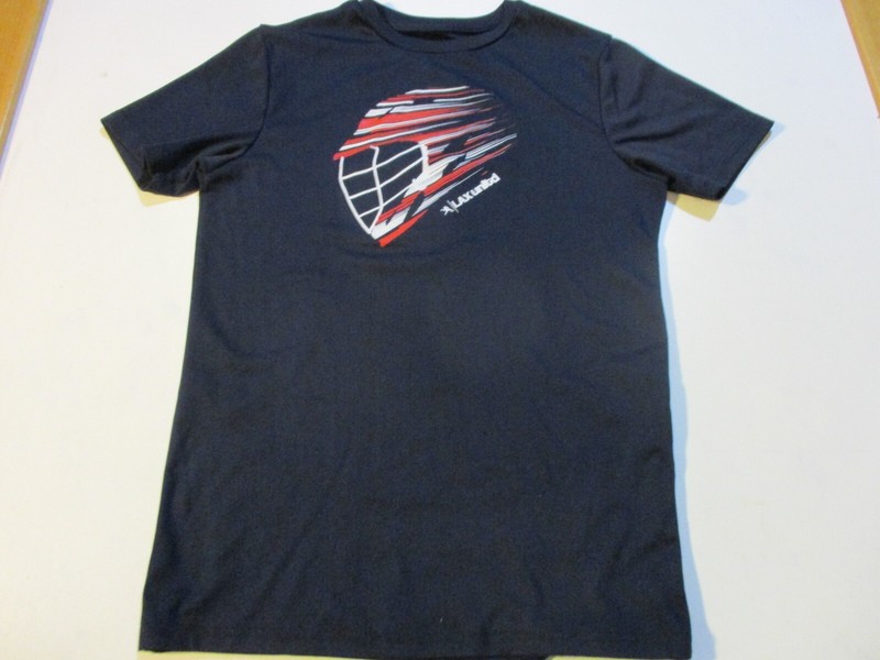 LAX UNLTD LACROSSE UNLIMITED COOL HELMET ATHLETIC SHIRT SMALL / MED gallery