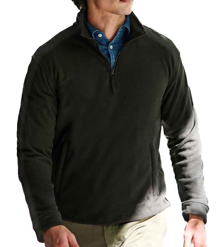 Regatta BLACK or NAVY DARK BLUE Overhead Half Zip Neck Pullover Fleece S - XXXL gallery