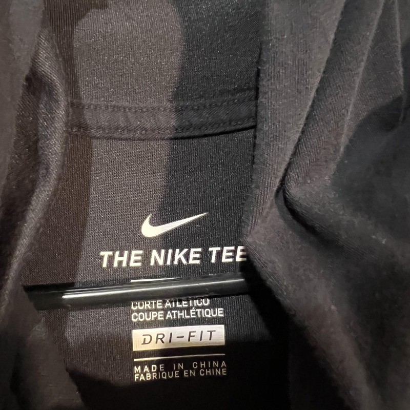 Nike Dri-FIT Lightweight Hoodie Shirt Mens XLT Black Long Sleeve Athletic gallery