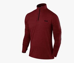 TCA Men’s Fusion Pro Quickdry Long Sleeve Half Zip Running Shirt