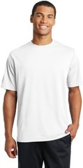 Sport Tek Adult Mens PosiCharge ST340 Size Small White SS Athletic Tshirt New
