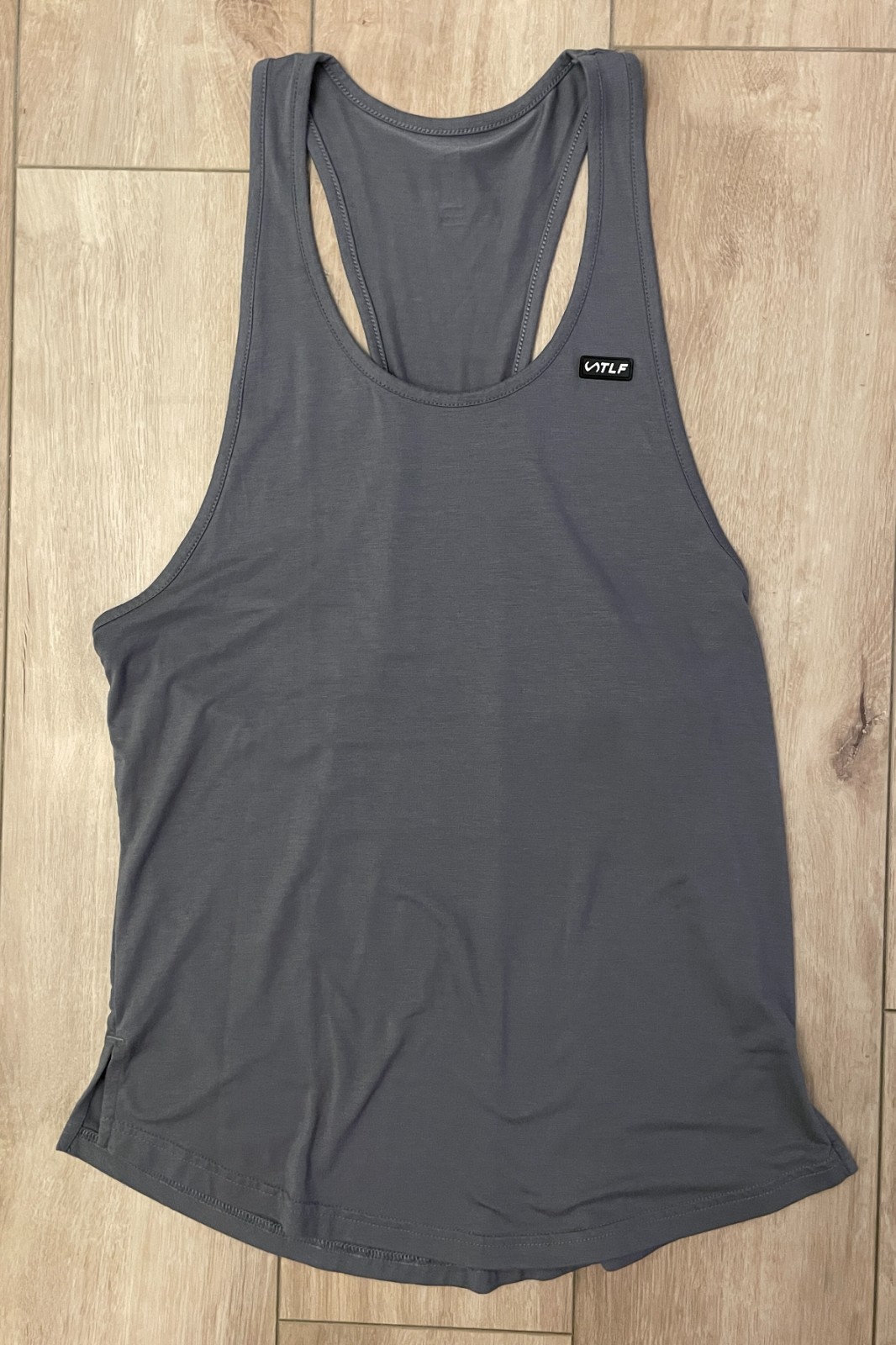 TLF Apparel Stringer Tank Top-Men's S/M-Flex Bamboo-Gray-Gym to Streetwear gallery