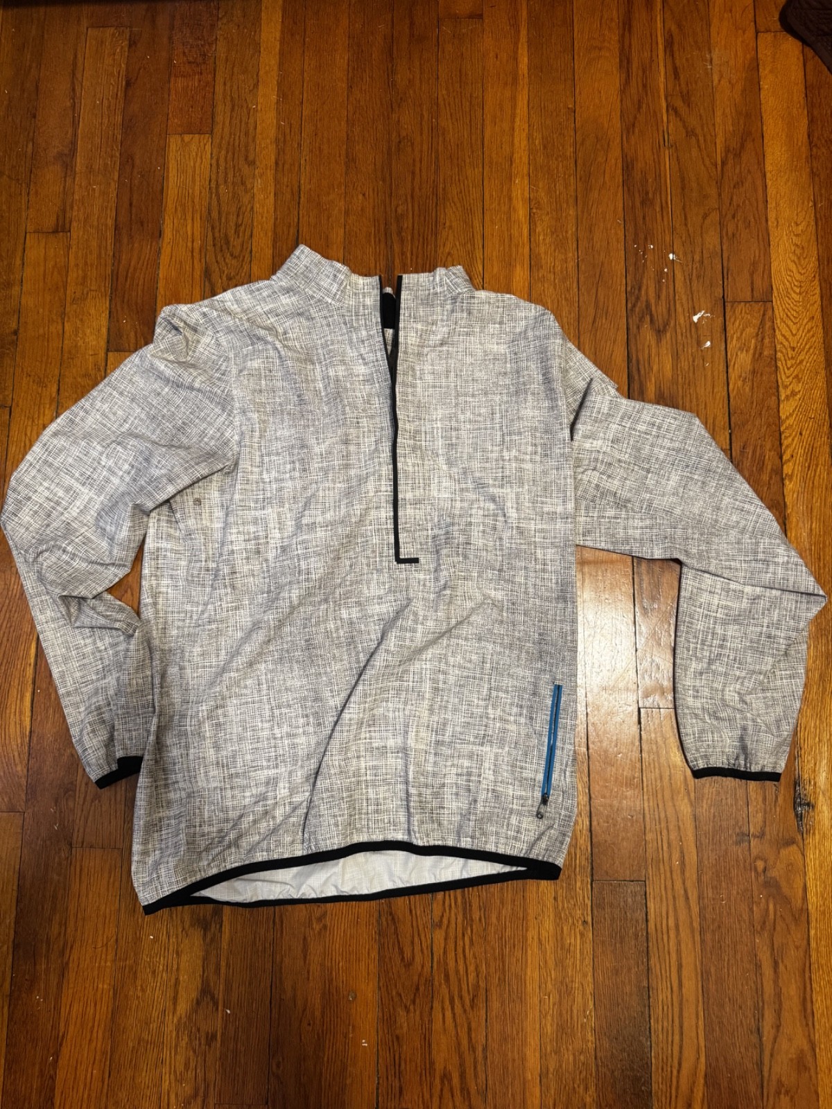 Lululemon Lab Gray Anorak Pullover Jacket Mens Medium Rare NYC Collection gallery