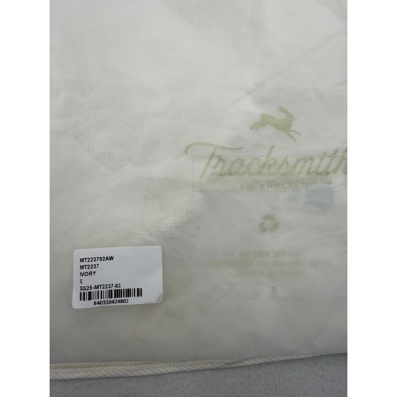 Tracksmith Men's Ivory Twilight Tee MT223702AW Short Sleeve Athletic Shirt Small gallery