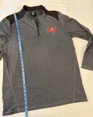 NFL 1/4 Zip Tampa Bay Buccaneers Pullover Mens XL Long Sleeve
