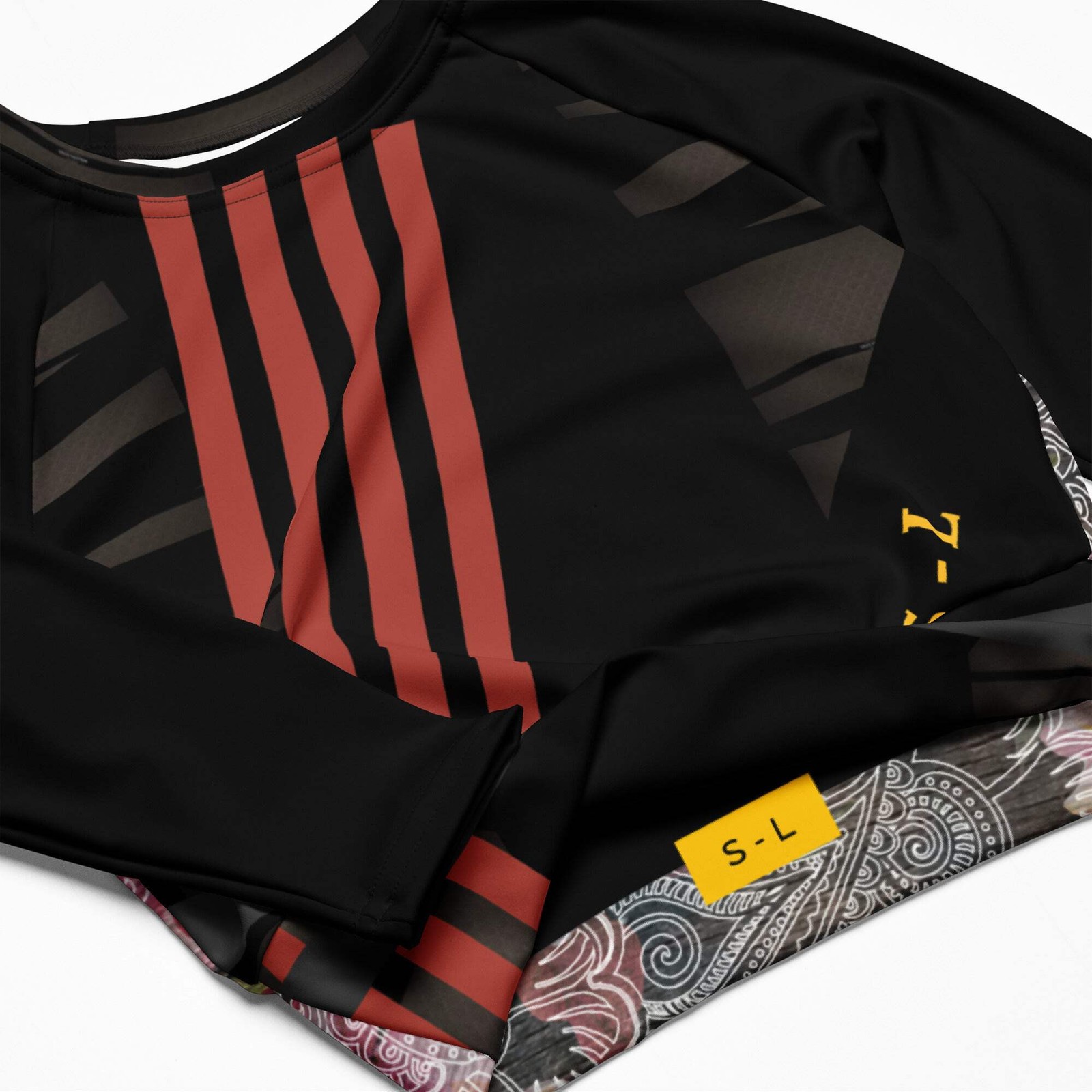 "Out the Shadows" UPF 50+ long-sleeve crop top gallery