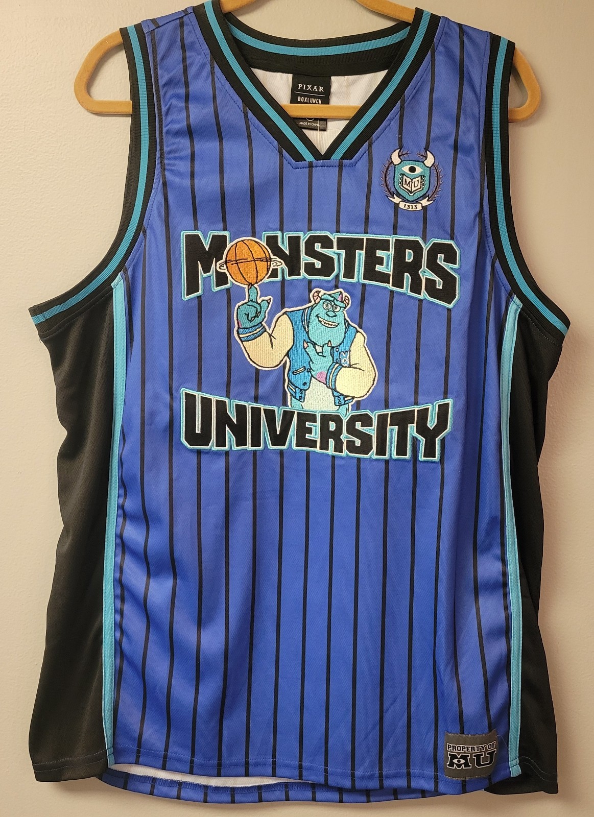 Boxlunch Monsters University Basketball Jersey Sullivan #01 Mens Large Tank gallery