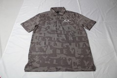 Oakley Men’s Hydrolix Regular Fit Short Sleeve Polo Shirt BE5 Purple/Gray Medium