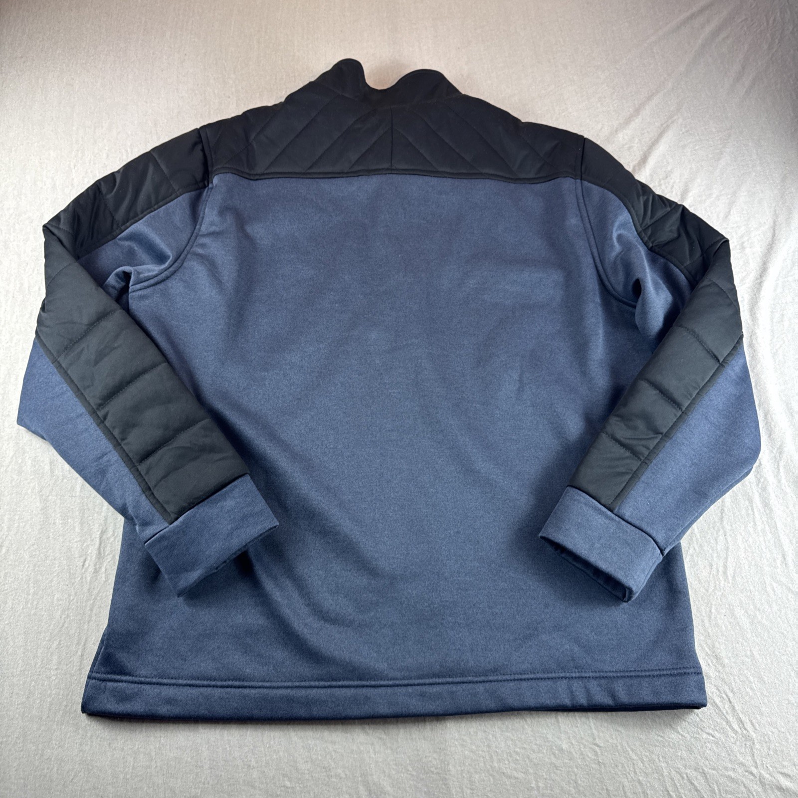 Short Par 4 Greyson SP4 Martin Pullover Mens M Quilted 1/4 Zip Golf Sweatshirt gallery