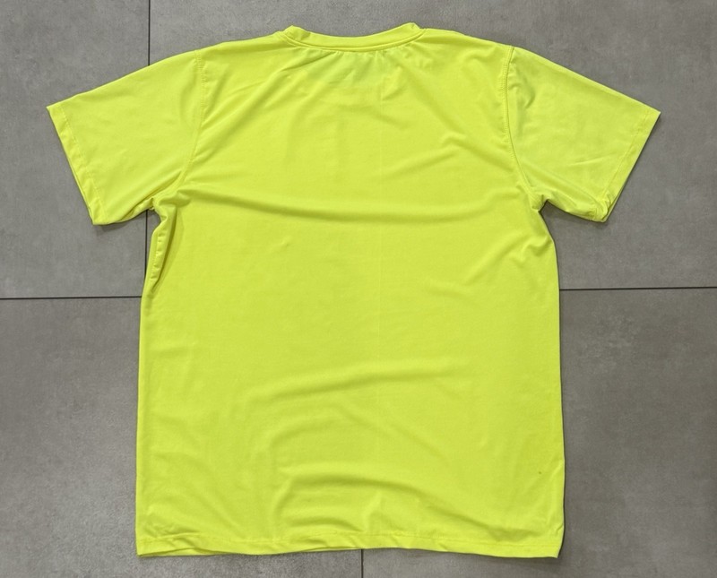 Neon Yellow Athletic Light-Weight Short Sleeve T-Shirt Mens Size Small gallery