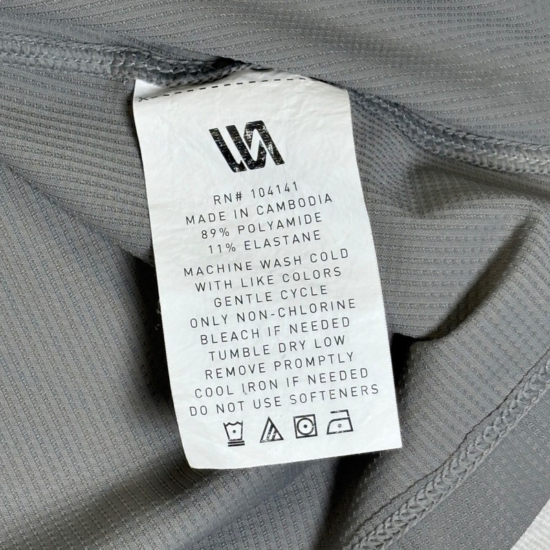 VRST Mens XXL Run Tee Silver Shadow Grey Reflective Performance Shirt MAX100362 gallery