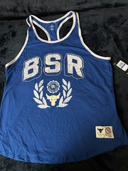 Under Armour Project Rock BSR Tank Top XL Blue 1376942 Gym