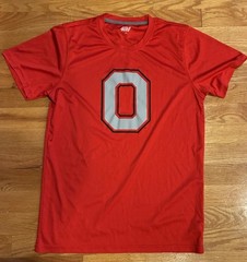 4th1 Youth XL Red Polyester Short Sleeve Crew Neck T-Shirt Breathable Logo