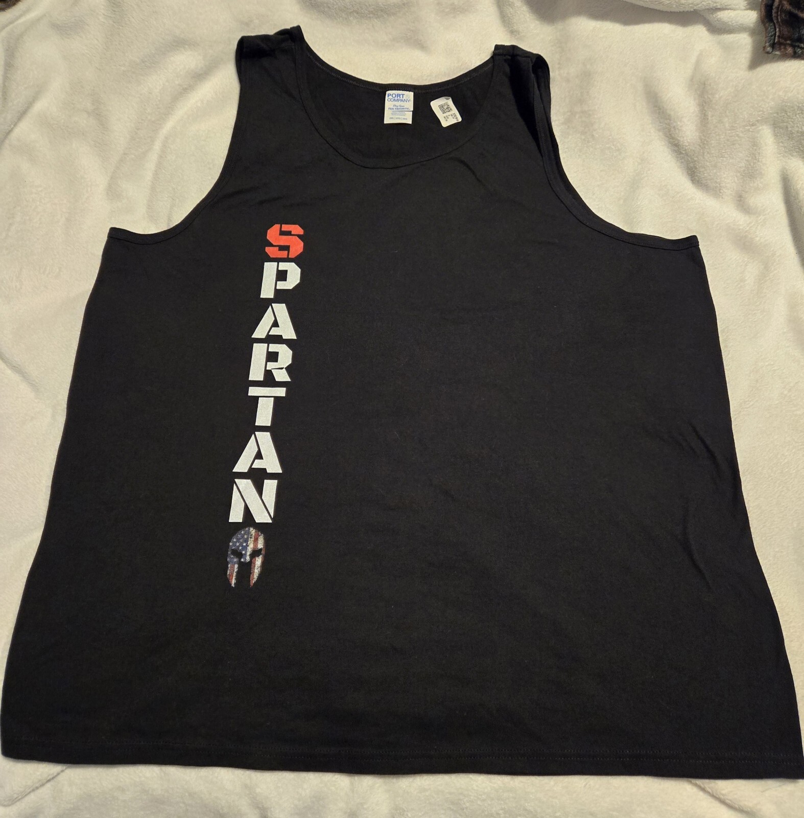 New Bodybuilding Gym Training Spartan Helmet Mens Vest Tank Top Size 2XL Black gallery