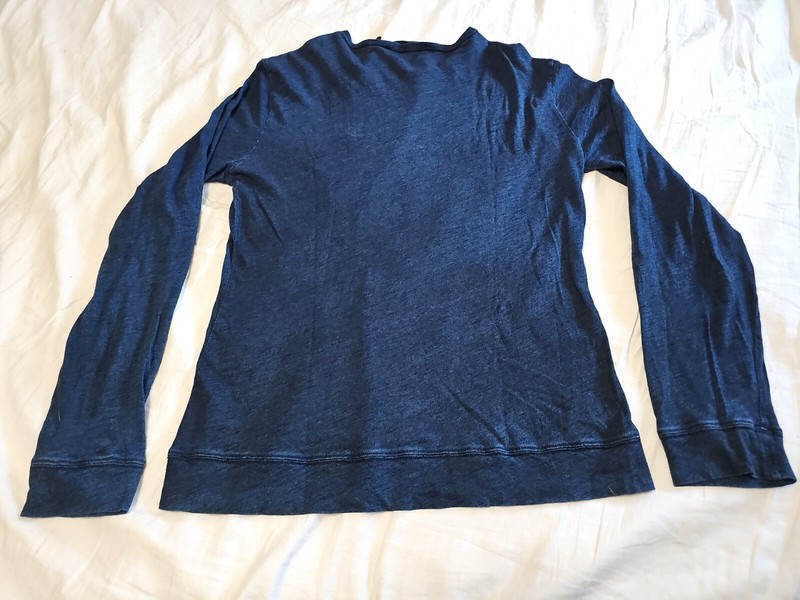 Ralph Lauren Black Label Lightweight Pullover L/S Shoulder Button Pocket Shirt M gallery