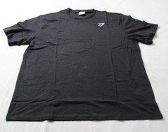 Gymshark Men’s Regular Fit Durable Soft Cotton Crest T-Shirt DH3 Black XXL NWT