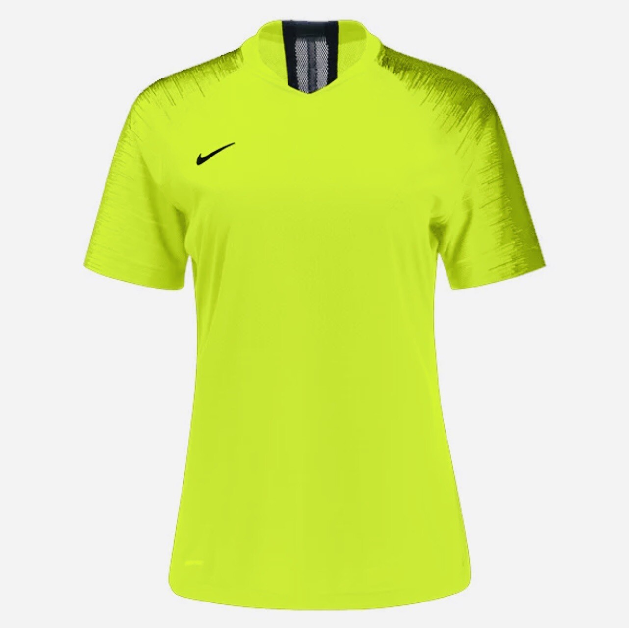 Nike Vaporknit 2.0 Soccer Jersey/Shirt AQ2674-702 Volt/Black Mens Size Small gallery