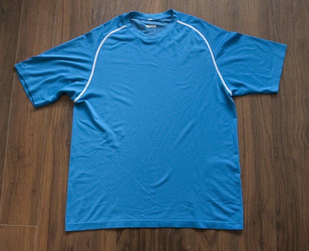 Lululemon T Shirt Athletic Blue Size L **30Dg0127a5