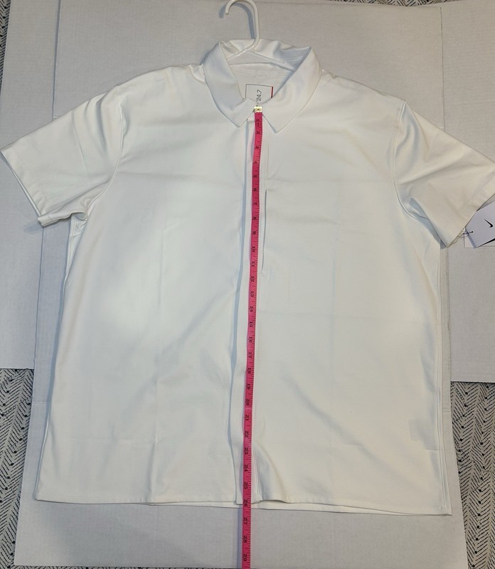 Nike 24.7 Top Shirt Short-Sleeve Snap-Down Perfect Stretch HQ6958-133 Men's L gallery