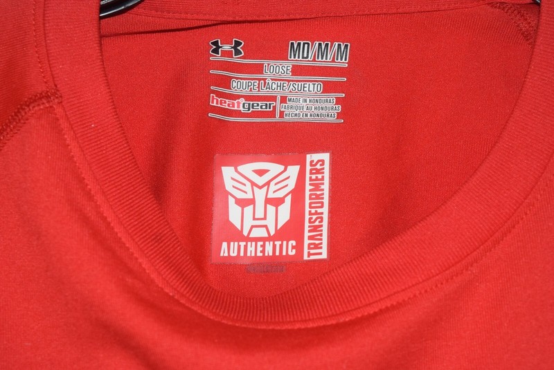 Under Armour Transformers Heatgear Sz M Red Activewear Compression Shirt gallery