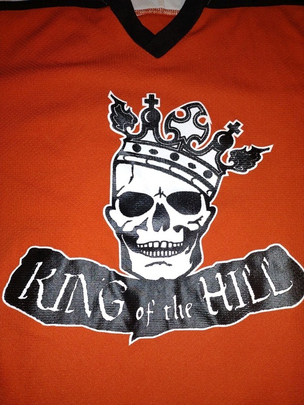 Vintage Skull Hockey Jersey King Of The Hill #11 Size S gallery