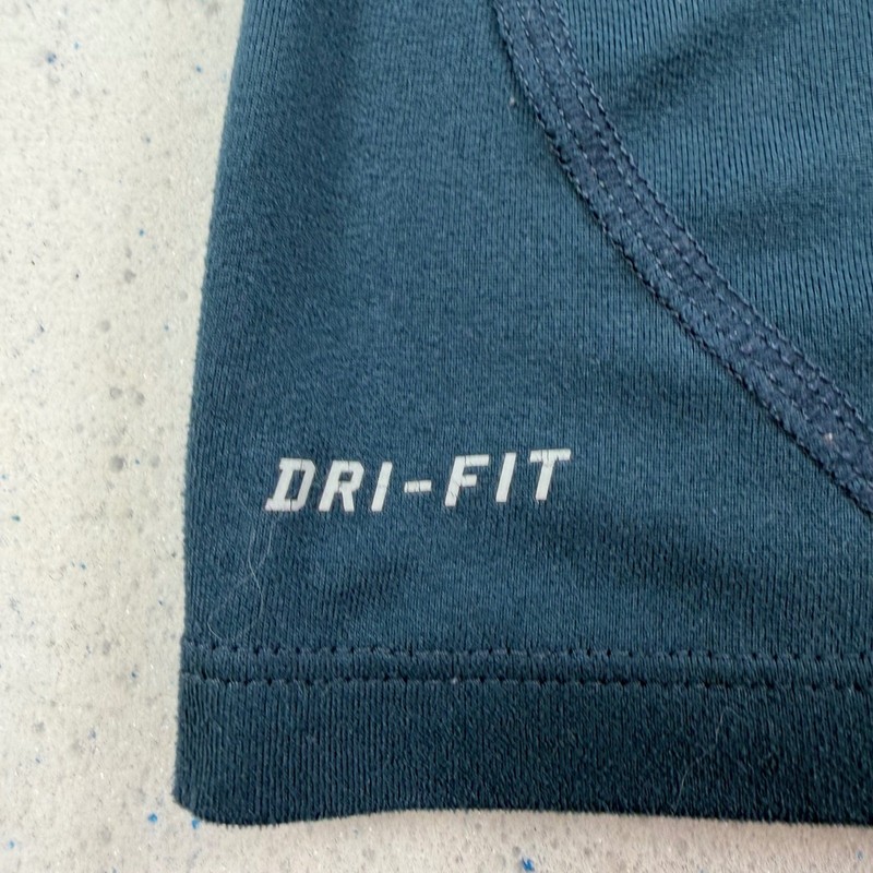 Nike Mens Quarter Zip Pullover Teal Blue L Dri-FIT Sporty Streetwear Gorpcore gallery