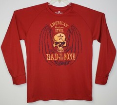 Solar Gear American Custom Steel Bad To The Bone Long Sleeve T-Shirt Men’s Large