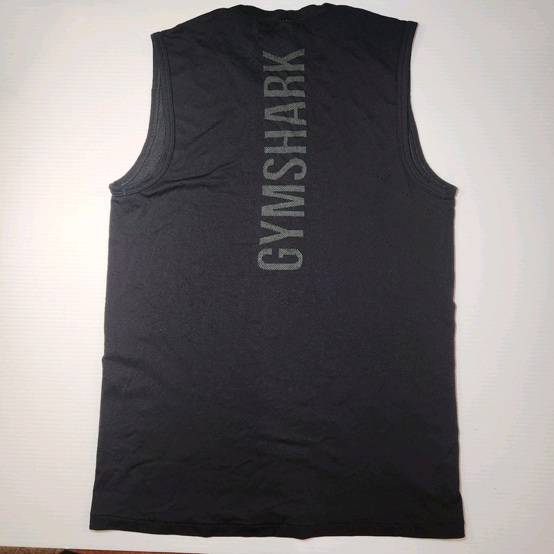 Gymshark Apex Tank Men Small Black A1A4S gallery