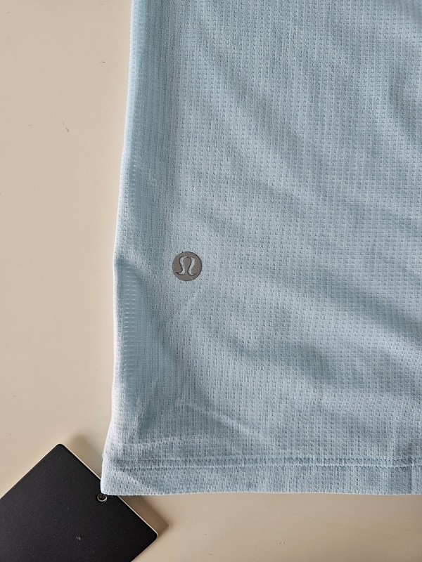 NWT LULULEMON Mile Maker Mesh SS Top Shirt Men's XXL DFGV Blue gallery