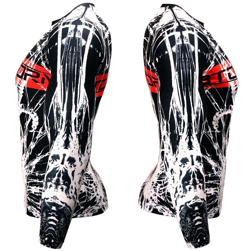 [FX-122] BTOPERFORM Compression Skin Tight Base layer Rash guard MMA Training gallery