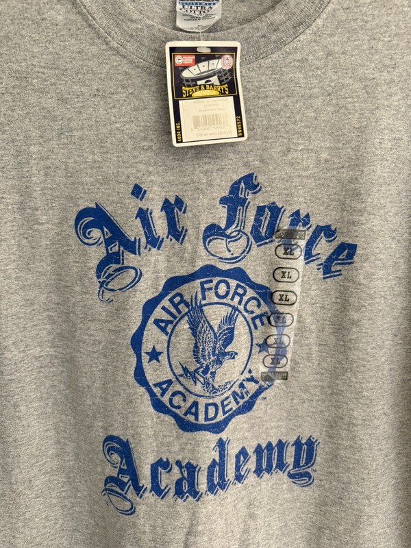 OFFICIAL AIR FORCE ACADEMY LICENSED TSHIRT NEW WITH TAGS STEVE & BARRYS gallery