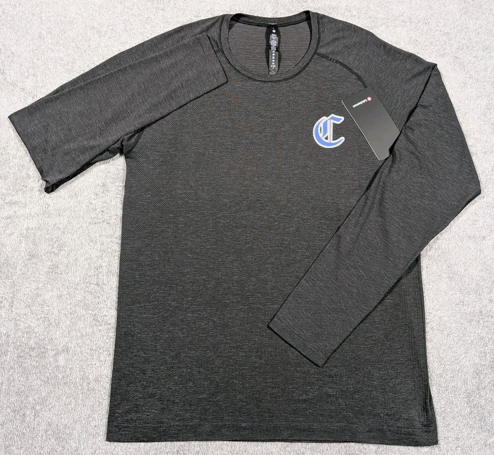 Lululemon Metal Vent Tech LS 2.0 Shirt Men Large Black Old English C