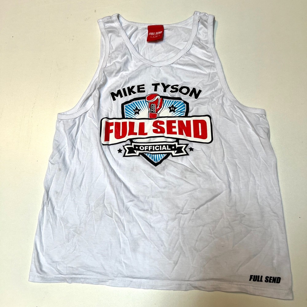 Full Send Mike Tyson Tank Top Large 2021 Official