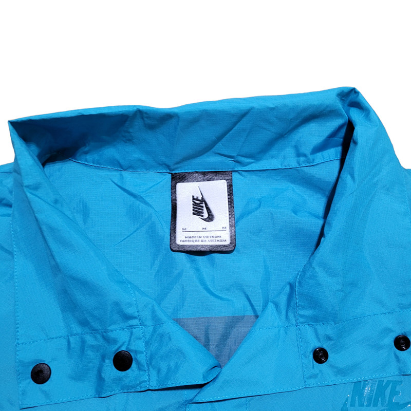 NikeLab x Kim Jones Windrunner Men's M Blue 1/4 Snap Pullover Packable Jacket gallery