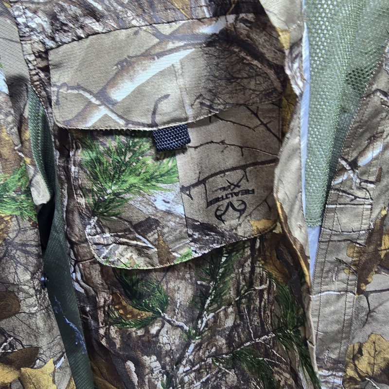 10x Mens Hunting Shirt Green Camo Long Sleeve Roll Tab Collar Pockets Buttons M gallery