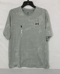 Under Armour Velocity Jacquard Short Sleeve Tee Shirt Men’s Size L Green Active