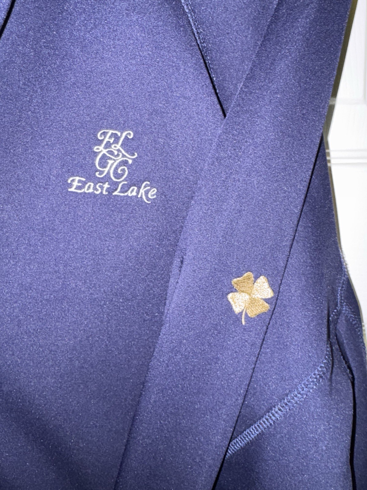 Bobby Jones Performance East Lake Navy Blue 1/4 Zip Stretch Golf Pullover L gallery