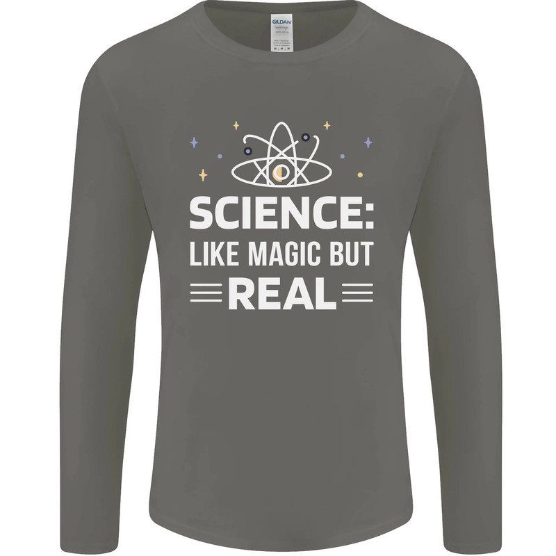 Science Like Magic But Real Funny Nerd Geek Mens Long Sleeve T-Shirt gallery