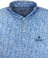 Johnnie-O Mens Polo Shirt Size Large Performance Dallas Cowboys Golf Club Blue