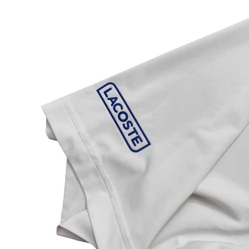 Lacoste Tennis Polo Shirt Mens 3XL Novak Djokovic Wimbledon Collection White gallery