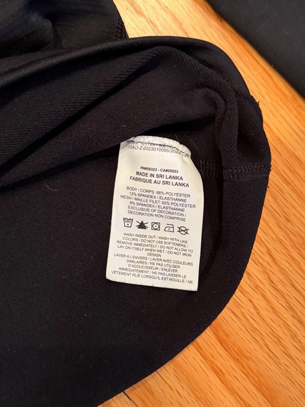 Nike Pro Dri-FIT Men's Black Turtleneck Long Sleeve Slim Fit Top Size S gallery