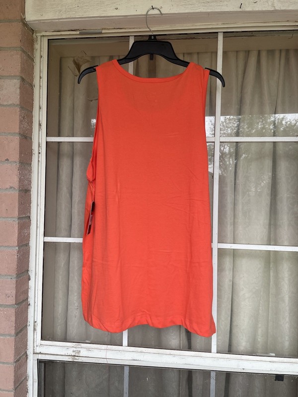 NWT Men’s Nike Just Do It Orange Tank Top Sz L New Rare BQ5899-816 gallery
