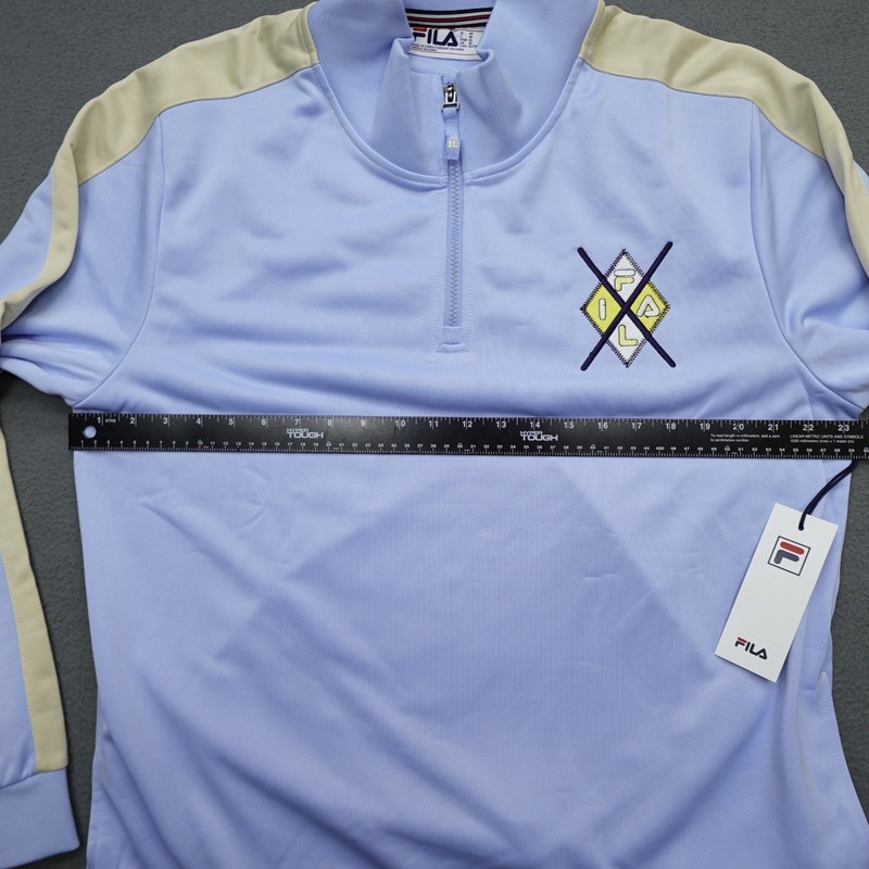 NWT Fila Costa Performance 1/2 Zip Sweater Men's Size XL Long Sleeve Blue gallery