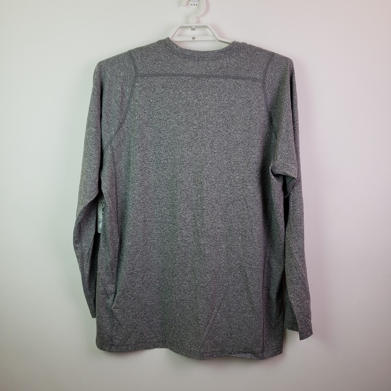 Asics Mens Size 2XL Gray Super Light Hydrology Long Sleeve Athletic T Shirt gallery