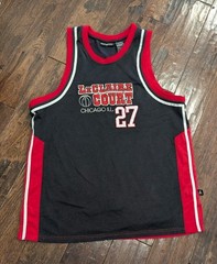 Vintage Starter Asphalt Legend Jersey LeClaire Court Chicago IL #27 Large 42/44