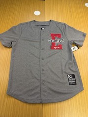 New Mens Marc Ecko Unlimited Baseball Style Jersey Size Medium NWT Gray