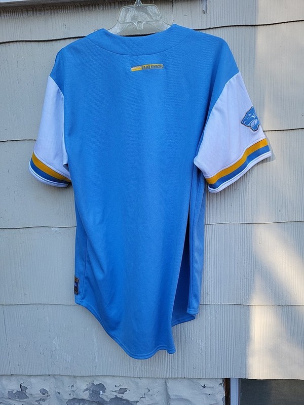 Vtg 1992 School Of Hard Knocks Prowlers Baseball Jersey, Hip-hop Style, 2XL gallery